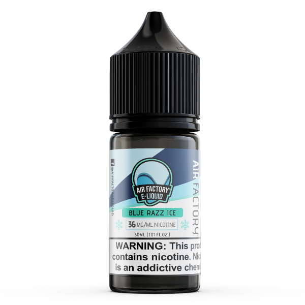 Blue Razz Ice Air Factory Salt - 30ml - Black Coral